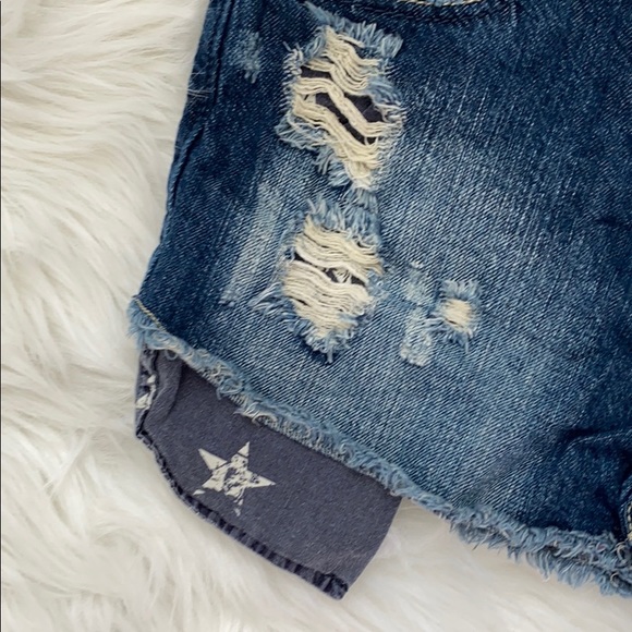 Patriotic Holiday High Rise Shorts - Picture 2 of 5